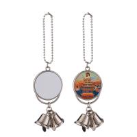 Custom Bell Pendant Christmas Day Gift Small Pendant Sublimation Metal Bell Ornament