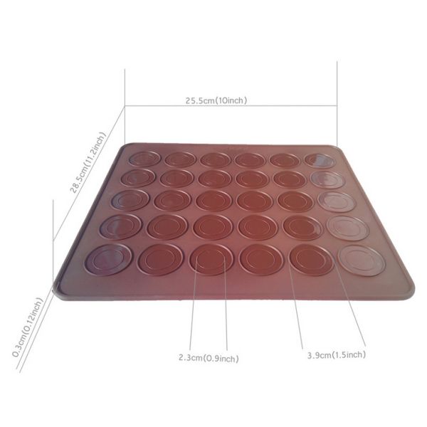 Silicone manufacturer Silicone Baking ware Silicone mat for Macarons SB-001