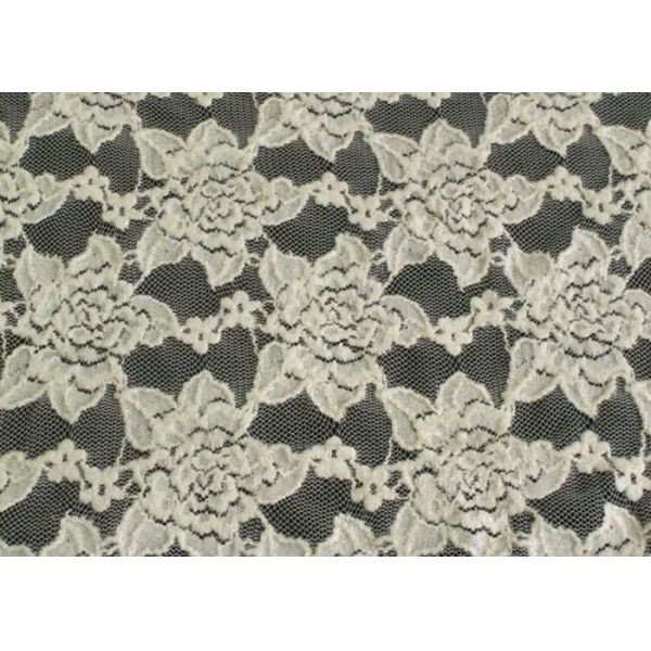 Custom Nylon Spandex Brushed Lace Fabric Anti Static 125cm Width CY-LQ0038