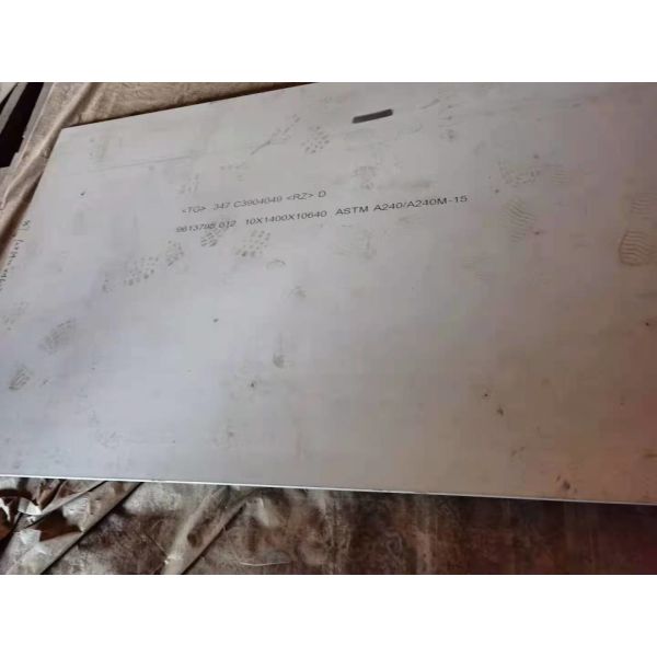 De acero inoxidable de Astm A240 GR Tp347 Tp347h platea 30 50m m