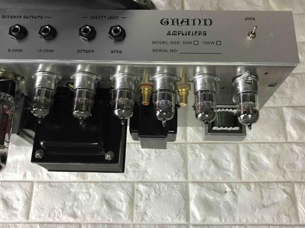 Custom Amplifier Deluxe Handwired Steel String Singer SSS Guitar Amplifier Head 50W with Kinds Tolex Option