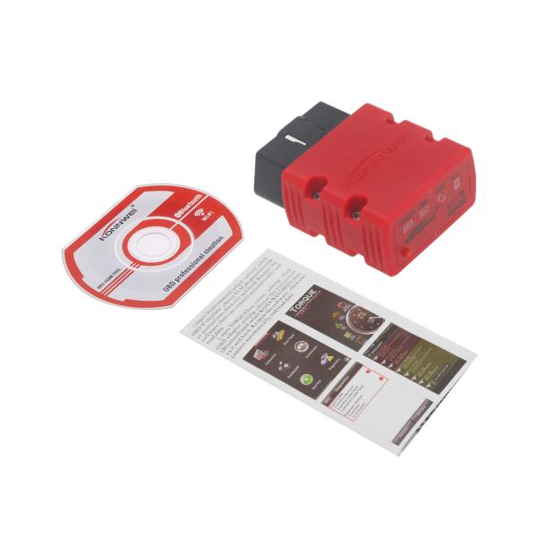 Obd2 WIFI Diagnostic Scanner / Plastic Elm327 Bluetooth Or Wifi Obd Adapter