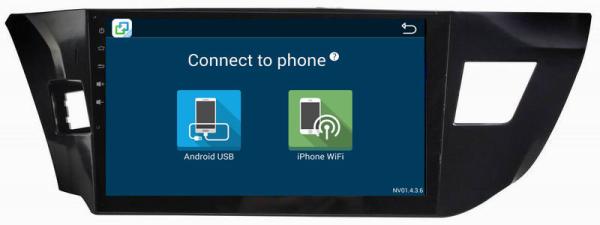 Ouchuangbo Quad Core Android 8.1 for  Toyota Levin 2014 support  Stereo Receiver GPS Navigation Sat Navi Mirror Link