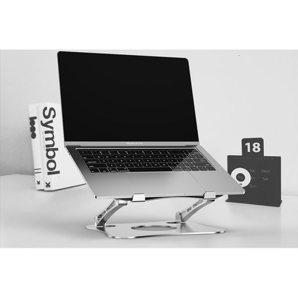 15.6inch Height Adjustable Ergonomic Laptop Stand , 740g Aluminum Laptop Holder