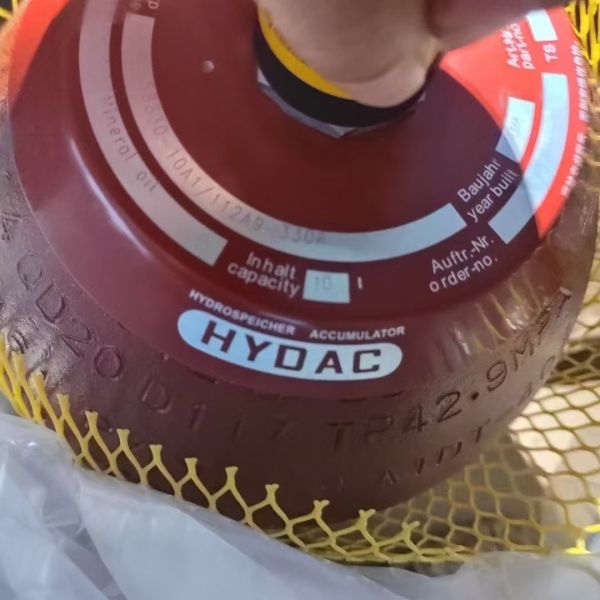 HYDAC acumulador de vejiga SB3301L-50L Color personalizable para Sany Zoomlion Putzmeister camión de bombeo de hormigón