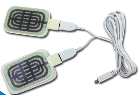 Черный под анализатор здоровья с зондами пусковых площадок топления электрода для стимулирования иглоукалывания