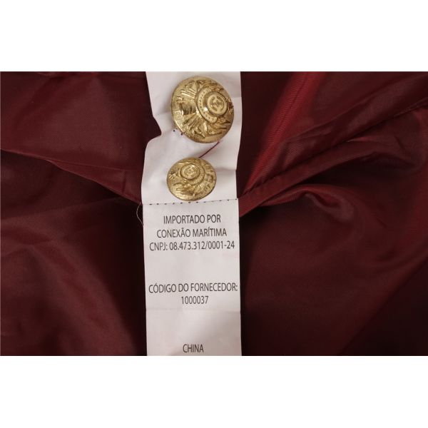 Stockpapa Autumn Winter Ladies Knit Burgundy Longline Blazer