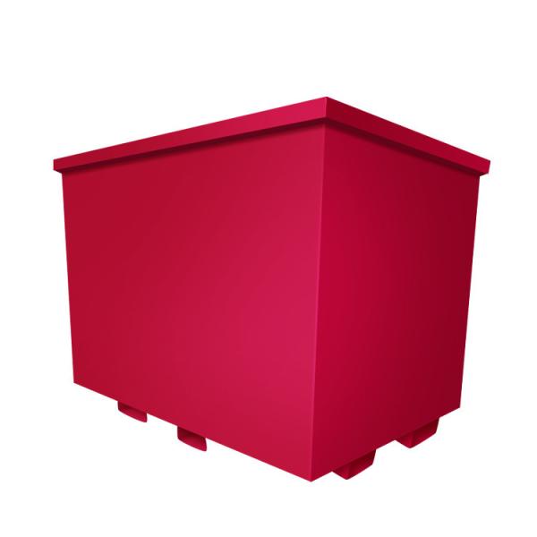 200kg Outdoor Industrial Metal Scrap Bins Collection Transfer Equipment Waste Skip Bins