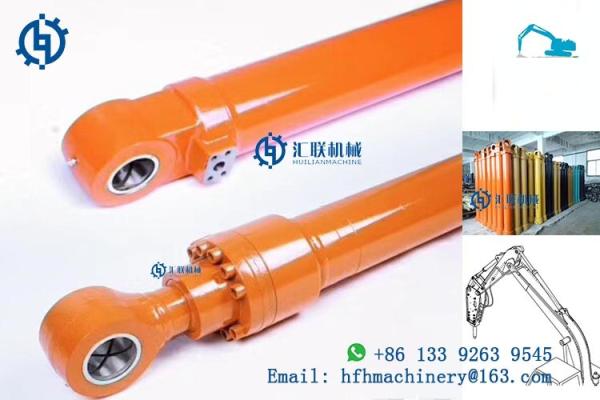SK200LC Excavator Cylinder Head Cover , Kobelco Hydraulic Cylinder Spare Parts