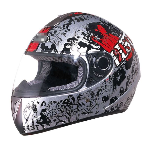 Full Face DOT Approved Customized Logo Motorcycle Helmet for Head Safety Protection