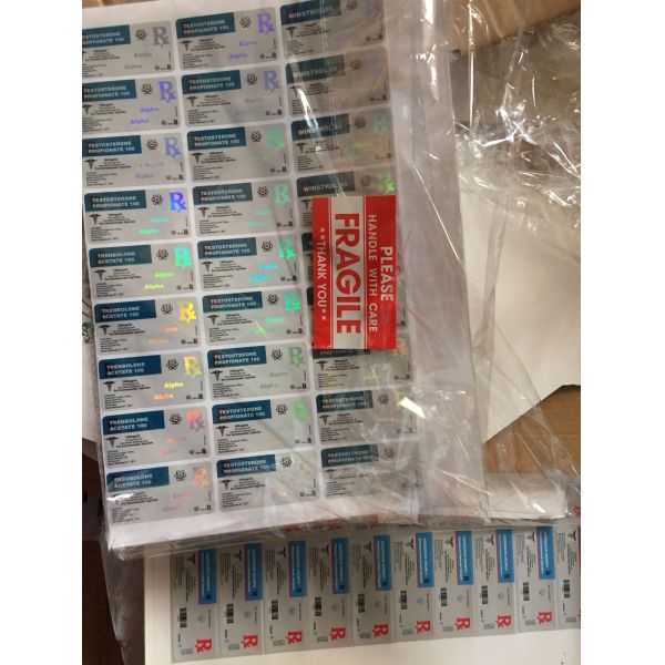 Изготовленные на заказ голографические ярлыки пробирки пробирки собственной личности слипчивые с сияющим влиянием