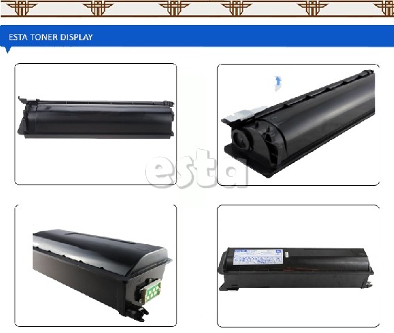 Черный тонер 166 цифров MFP E-студии патронов тонера T-1640 Тосиба
