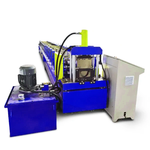 0.6-1.0mm Machine de formage de rouleaux de gouttière de pluie de toit en aluminium métallique