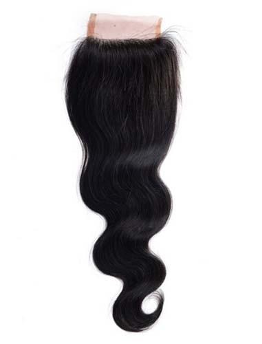 Cabelo humano da onda natural brasileira do corpo preto do fechamento do laço, 8 - 18 comprimento