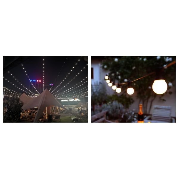 360 Degree 80mm DMX Bulb Light RGB RGBW Festoon LED Pixel String Light