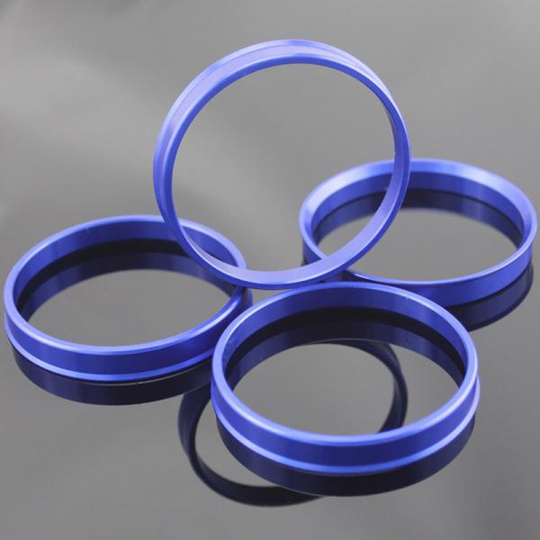 CNC Machined Super Thin Aluminum Hub Ring With Anodize Coatings For Wheel Tuning