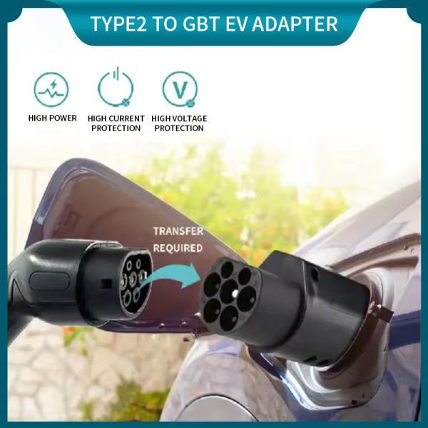 Evonic EV Adapter Charging Converter Electric Vehicle Car Charging Adapter Only for GB/T Vehicle Owner Fit for BYD Tesla