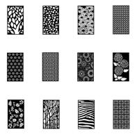 Decorative Laser Cut Metal Fence Panels Aluminum Ornamental Metal Garden Screens