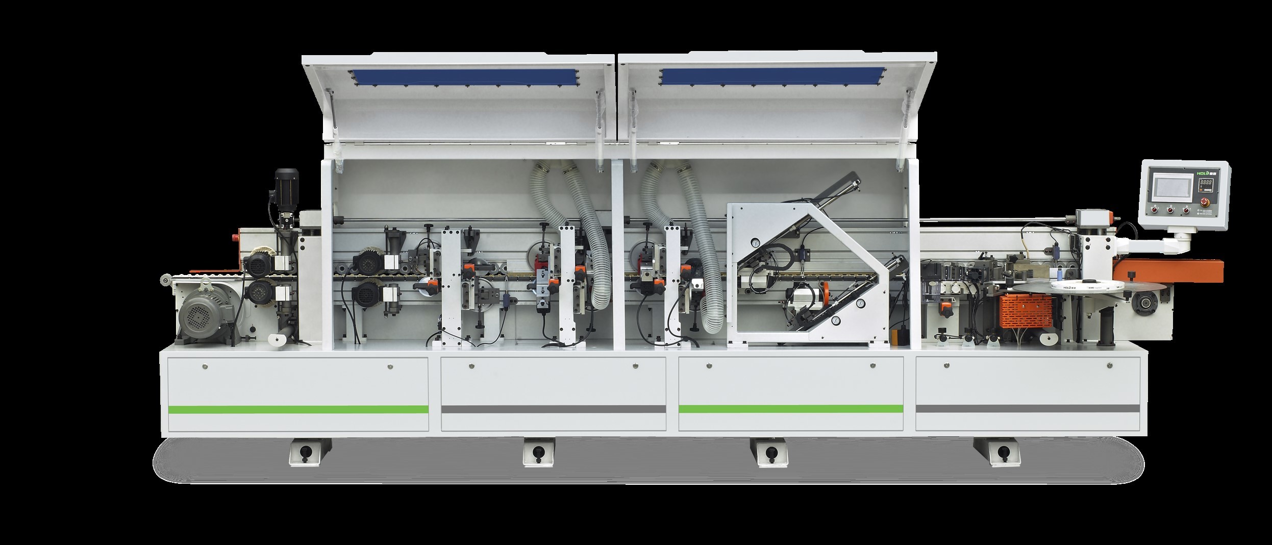 Линия 12KW машины Edgeband машины Lipping древесины MDF ЕВА Blockboard прямая