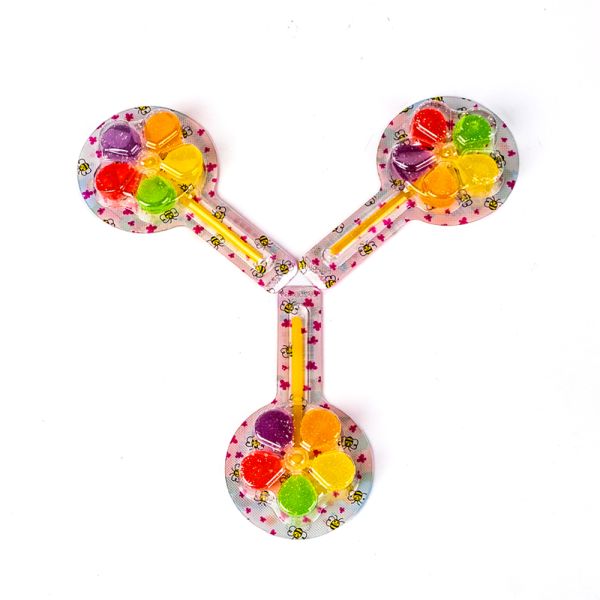 High Quality Windmill Lollipop Fruit Flavor Soft Candy Children's Candy Toys Gummy Candy