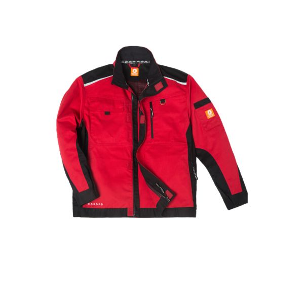 Outside 250gsm Mens Work Uniforms Microfleece Inside Spring Work Jackets