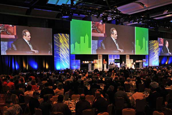 P2.976 Внутреннее арендное светодиодное видеостеновое устройство для церковных мероприятий 500x500 мм 500x1000 мм Novastar