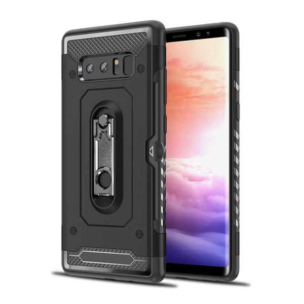 Luxury 2 In 1 Mobile Phone Cover Shell For Samsung Note 8 Case With Metal Kickstand Holder