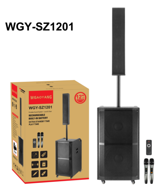 Outdoor Party Speaker Powerful 200-Watt Output Waterproof Design Multiple Connectivity Options For Events