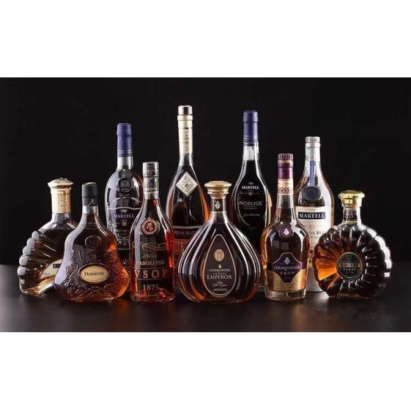 Transparent Fancy Unique Shaped Wine Glass Bottle with Cap 750ml SGS Certified