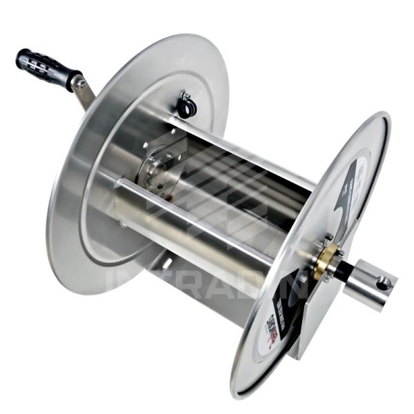 carretel de aço 1/2  NPT da mangueira de ar da manivela de 90M Heavy Duty Stainless