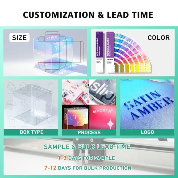 Transparent Plastic Printed PVC Box Display Packaging Folding Acetate Boxes Clear Vinyl PVC PET RPET Packaging Box