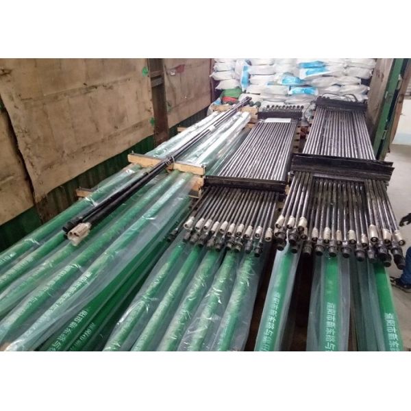 20Ft Length Sucker Rod Pump With Spray Metal Plunger P22-225 Chrome Barrel B13-225