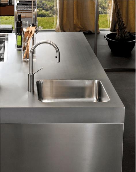 Armoires de cuisine extérieures préfabriquées en acier inoxydable 316L personnalisées