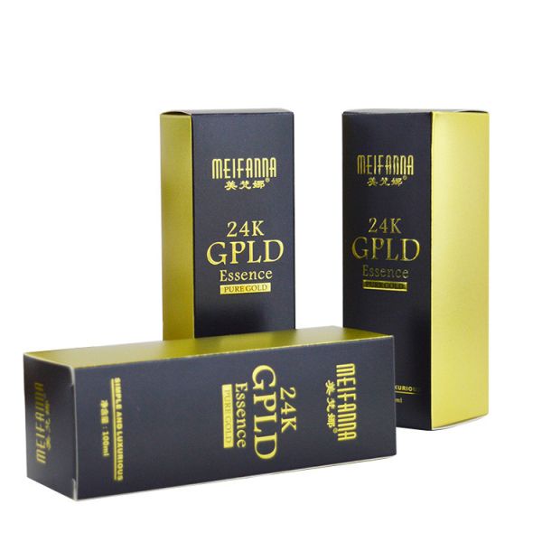 Recyclable UV Coating 375g Custom Cosmetic Packaging Boxes