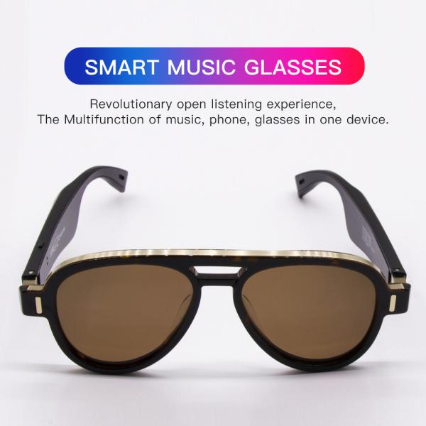 OEM  Latest Fashion Glasses  Polarized UV Blue Light Blocking Android Outdoor Multifunction  Smart Music Glasses