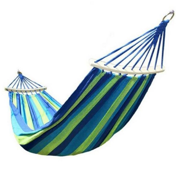 Lightweight and Compact 2 Person Nylon Hammock for Outdoor Camping