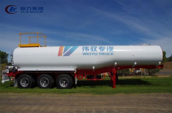 3 dos eixos 29000L 32000L ADR onça da água do petroleiro reboque semi