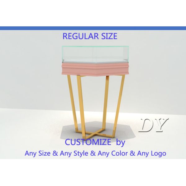 Dis - Assemble Jewelry Glass Display Cabinet / Trade Show Jewelry Display Cases