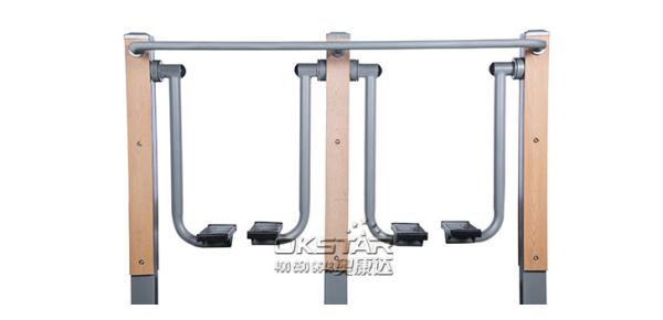outdoor exercise equipment wood exercise walking machine with TUV certificates