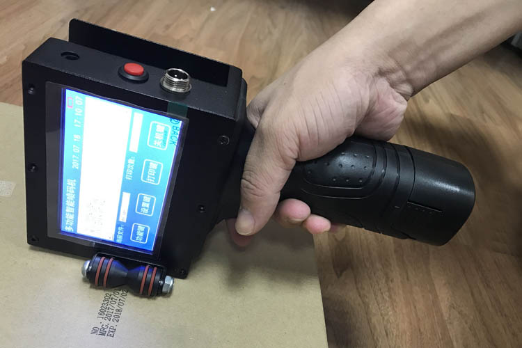 Digital Handheld Inkjet Printer , Expiry Date And Batch Number Printing Machine