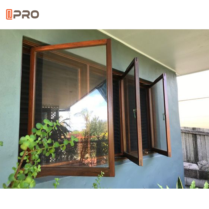 Customize Aluminum Casement Windows House Window Grill Swing Open Style