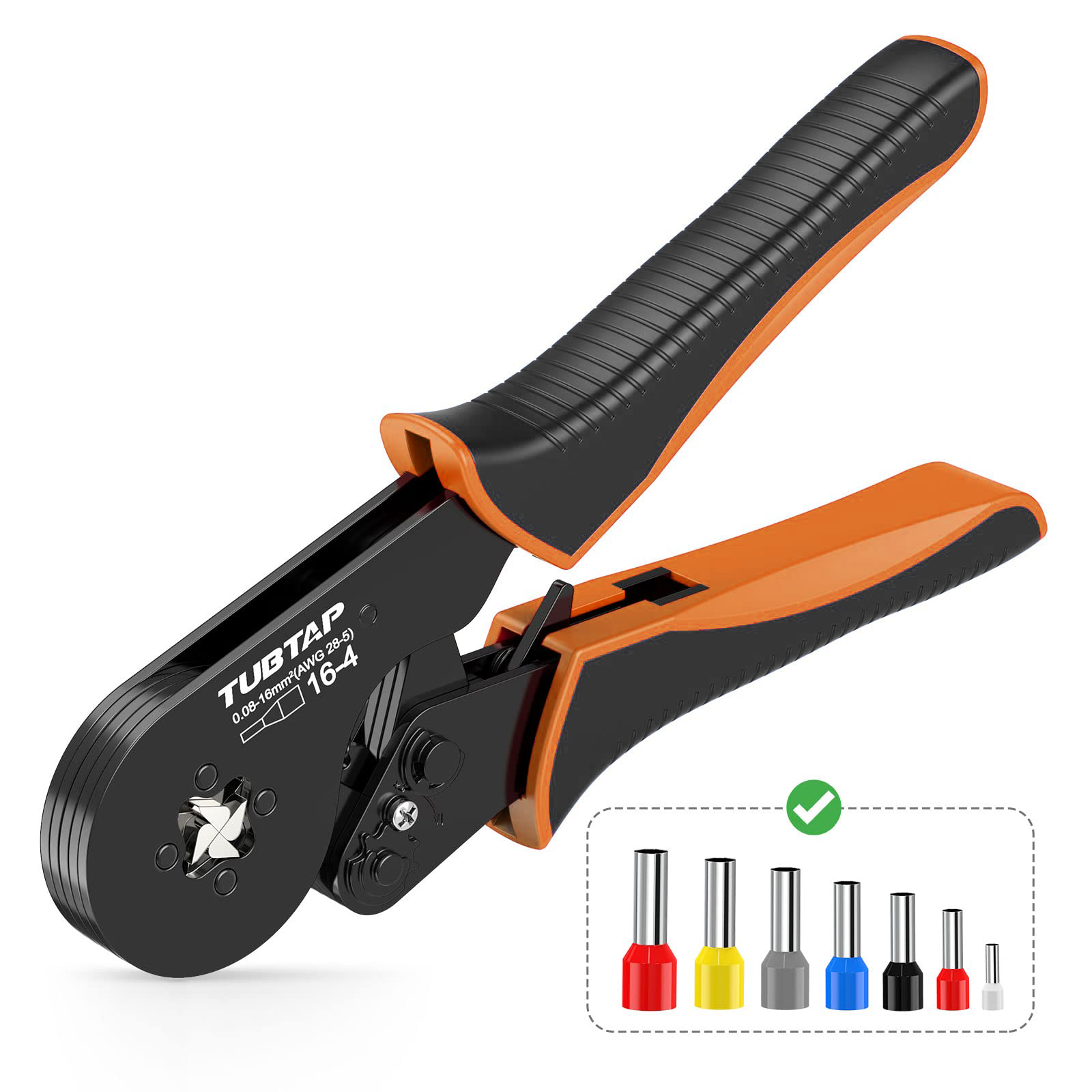 AWG 23-10 Ferrule Wire Crimper Tool Alloy Steel Brass Material