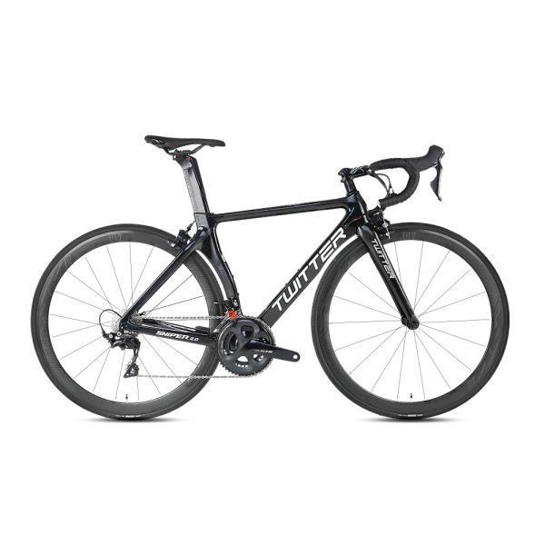 Carbon Fork Carbon Fiber Street Bike , 700C Aluminum Frame Mens Road Bike