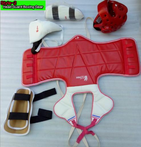 pu leather Fashion boxing training Taekwondo Chestguard Protect Gear