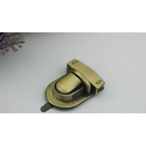 Fashionable design bag fitting zinc alloy gold color snap press locks for purse