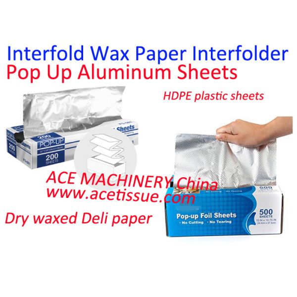 Автоматическая машина Interfolder листов алюминиевой фольги Interfolded для ткани бургера
