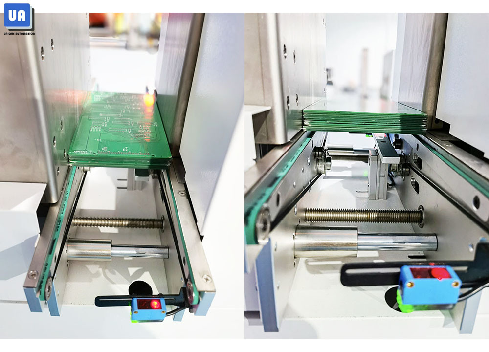 управление PCB 150W разгружая PCB Destacker машины нажимает вверх круг штабелеукладчика 9s