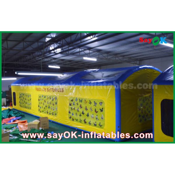 Large PVC Butterfly Inflatable House Tent For Teaching / Blow Up Camping Tent