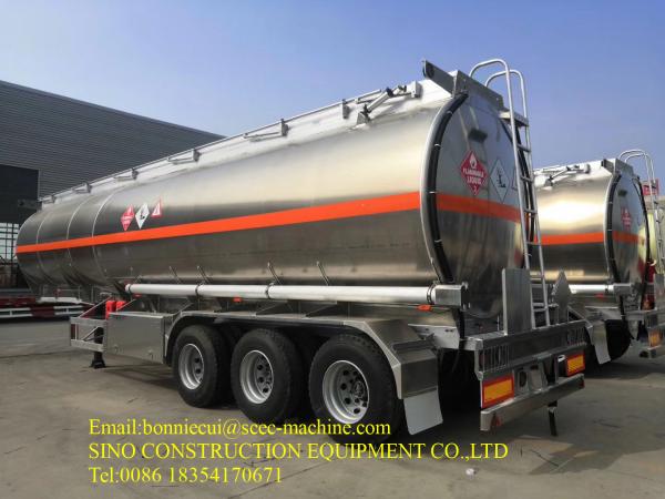 3 reboques resistentes de Axle Steel Fuel Tanker 70T semi