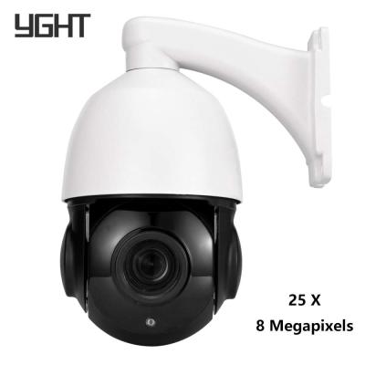 Outdoor Security PTZ Surveillance Camera 8MP CMOS Sensor 100M IR Distance